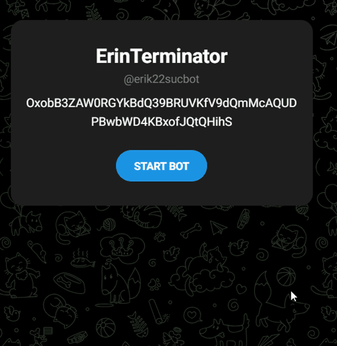 Professional Networks Under Attack: Vietnam-Linked Actors Deploy PXA Stealer in Global Infostealer Campaign 13 Figure 13 - hxxps://t.me/erik22sucbot