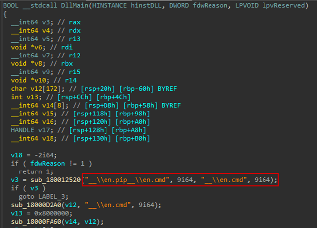 Professional Networks Under Attack: Vietnam-Linked Actors Deploy PXA Stealer in Global Infostealer Campaign 8 Figure 8 – DLL Main of Appvlsvsubsustems.dll